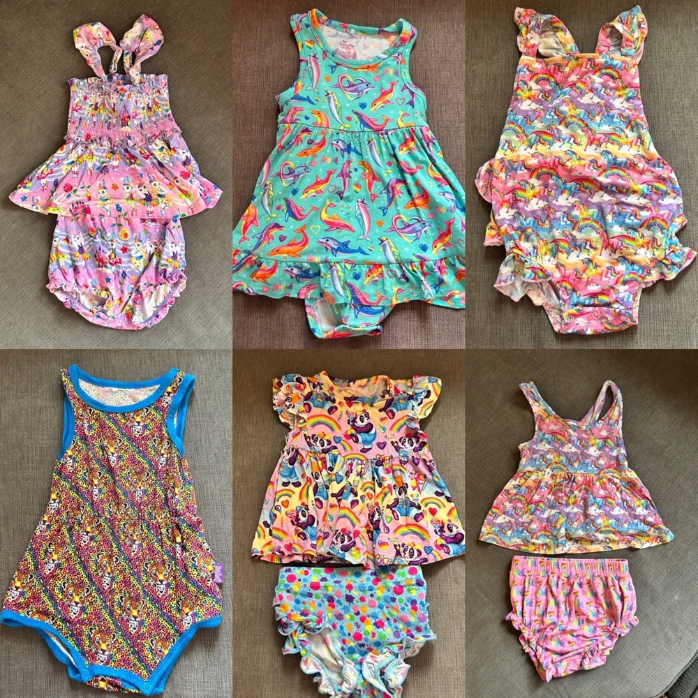Posh Peanut Lisa Frank bundle 12 -18 months